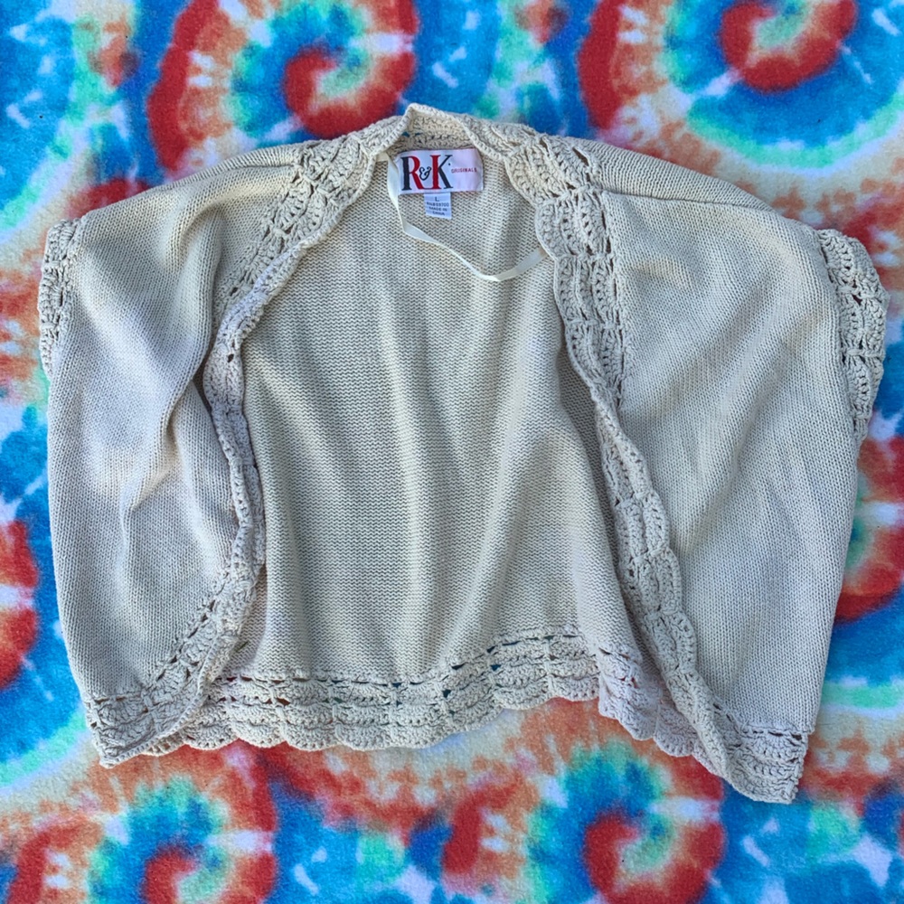 Vintage Knit Shrug